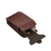 RT 2 TRAVEL Leather Case Odinis kelioninis skutimosi įrankių dėklas, 1vnt