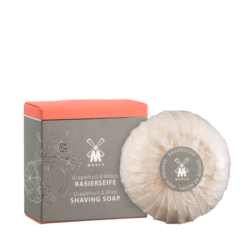Shaving Soap Grapefruit & Mint Greipfrutų ir mėtų aromato skutimosi muilas, 65g