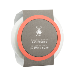 Shaving Soap Grapefruit & Mint Greipfrutų ir mėtų aromato skutimosi muilas porcelianiniame indelyje, 65g 