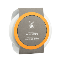 Shaving Soap Sea Buckthorn Skutimosi muilas su šaltalankiu porcelianiniame indelyje, 65 g 