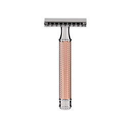 R 41 ROSEGOLD TRADITIONAL Dviašmenis skustuvas, 1vnt 