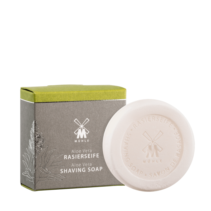 Shaving Soap Duo Aloe Vera & Grapefruit Skutimosi muilų rinkinys, 2x65g