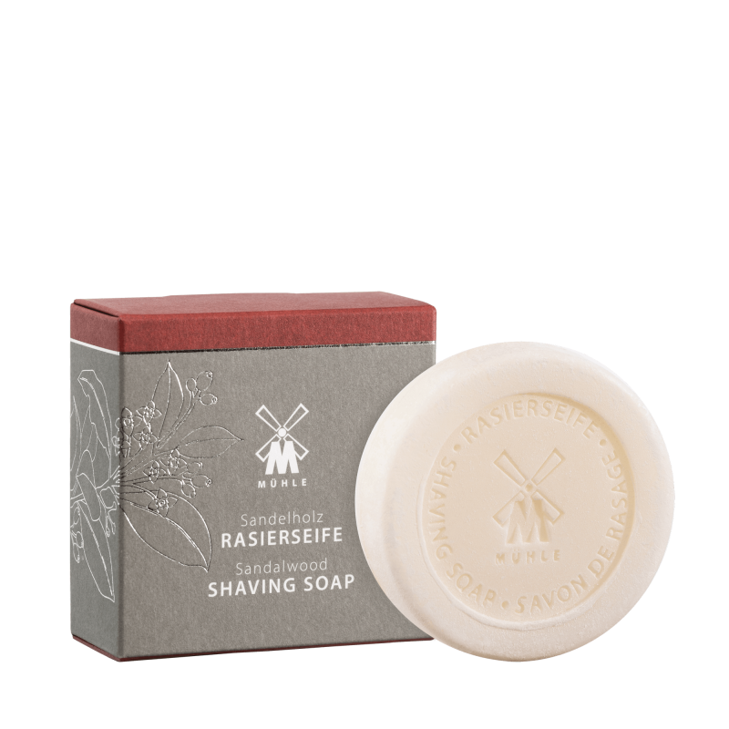 Shaving Soap Duo Sea Buckthorn & Sandalwood Skutimosi muilų rinkinys, 2x65g