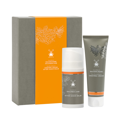 Shaving Set Sea Buckthorn Šaltalankių aromato skutimosi priemonių rinkinys, 1vnt
