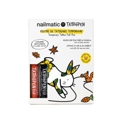 TATTOOPEN Duo Set The Rabbit by Ami Imaginaire Nuplaunamų flomasterių piešti ant odos rinkinys, 2x2,5g 