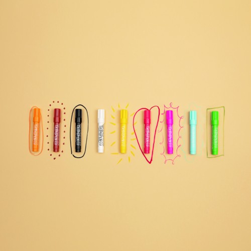 Washable Temporary Tattoo Pen Nuplaunamas flomasteris piešti ant odos, 1vnt
