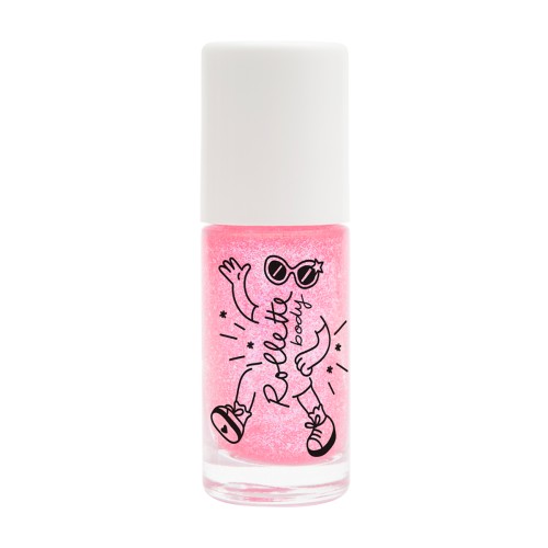 Glitter Body Gel Rollette Raspberry Tepamas kūno blizgesys, 20ml