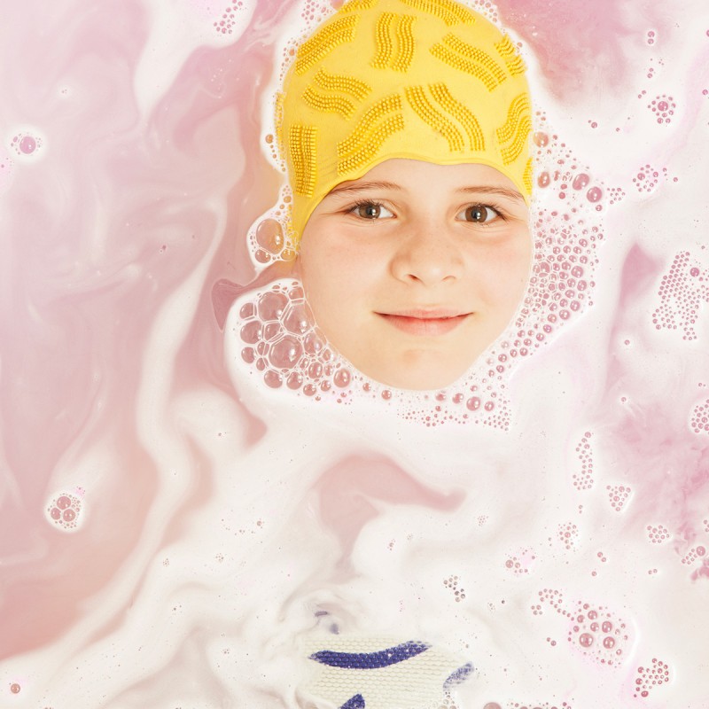 PINK SALTS Foaming & Coloured Bath Salts Putojanti rožinė vonios druska, 250g