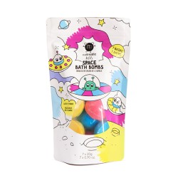 SPACE BATH BOMBS Vonios burbulų rinkinys, 7x20g 