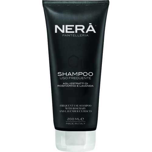 01 Frequent Use Shampoo With Rosemary and Lavender Šampūnas kasdieniam naudojimui su rozmarino ir levandų ekstraktais, 200ml