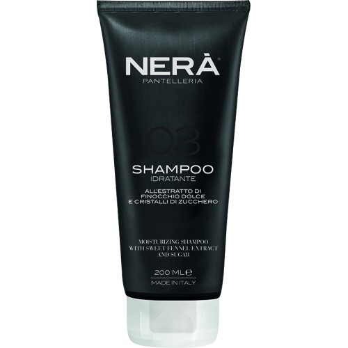 03 Moisturizing Shampoo With Sweet Fennel & Sugar Drėkinamasis šampūnas su pankolio ekstraktu, 200ml