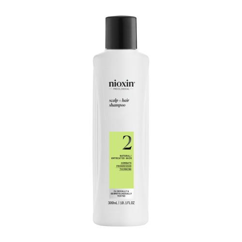 SYSTEM 2 Scalp & Hair Shampoo Šampūnas stipriai retėjantiems plaukams, 300ml