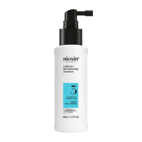 SYSTEM 3 Hair Thickening Treatment Stiprinamoji premonė pažeistiems, silpnai retėjantiems plaukams, 100ml