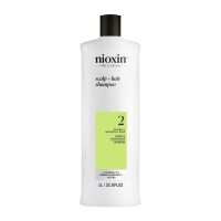 SYSTEM 2 Scalp & Hair Shampoo Šampūnas stipriai retėjantiems plaukams, 1000ml 