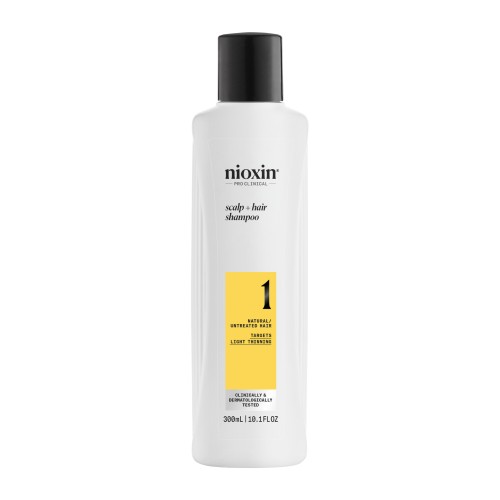 SYSTEM 1 Scalp & Hair Shampoo Šampūnas silpnai retėjantiems plaukams, 300ml