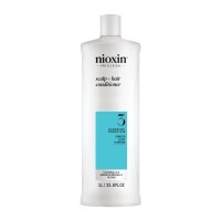 SYSTEM 3 Scalp & Hair Conditioner Kondicionierius pažeistiems, silpnai retėjantiems plaukams, 1000ml 