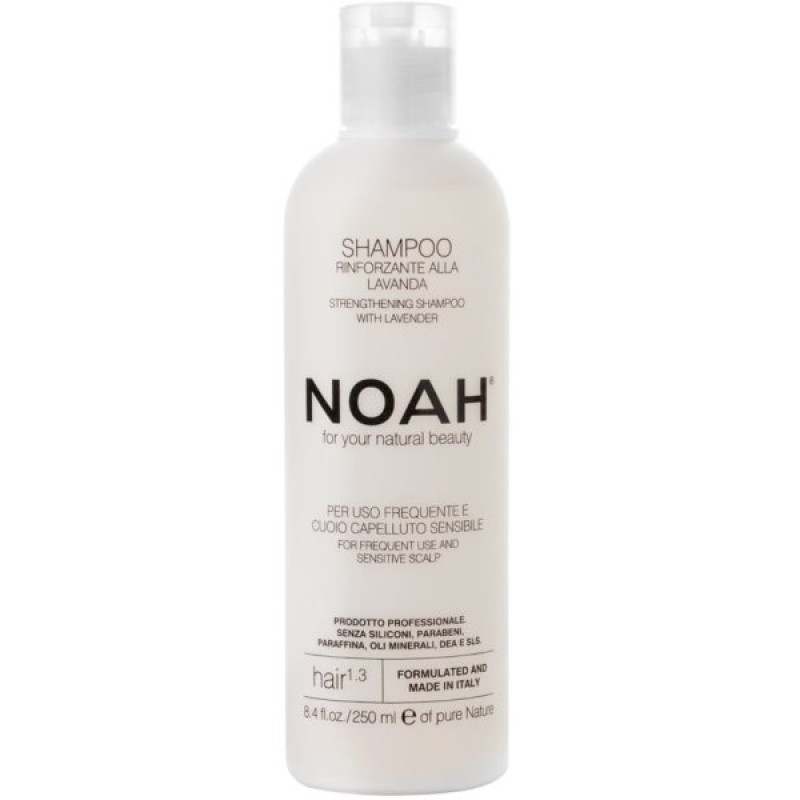 1.3. Strengthening Shampoo With Lavender Stiprinamasis šampūnas kasdieniam naudojimui, jautriai galvos odai, 250ml