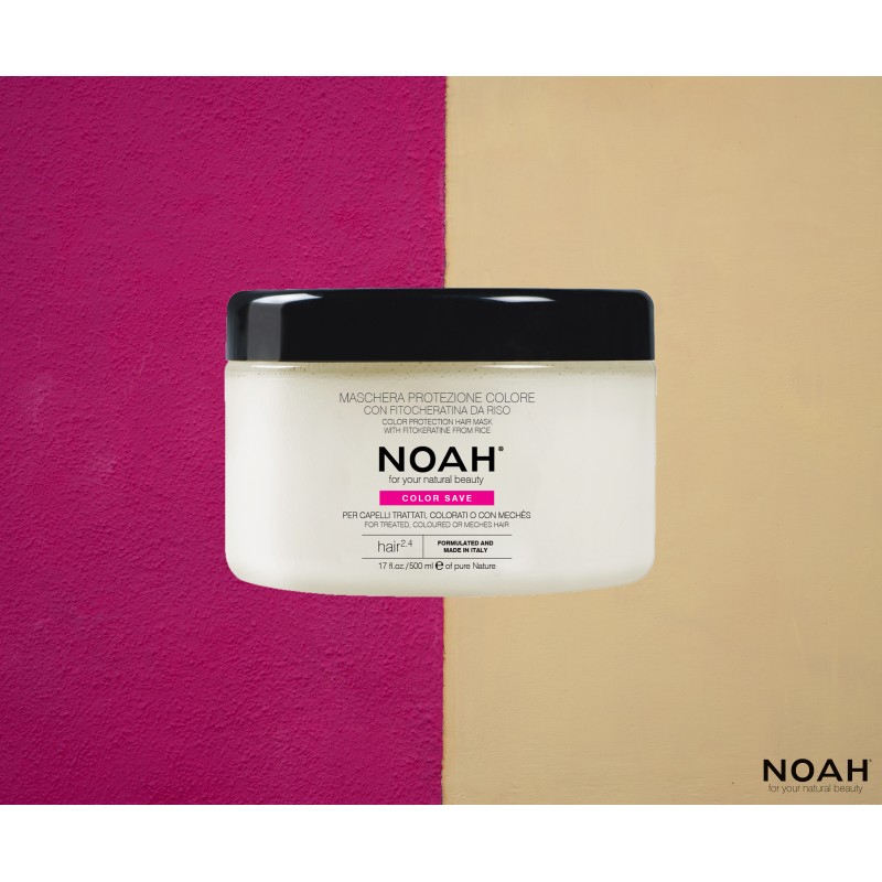 2.4. Hair Mask With Rice Phytokeratine Spalvą tausojanti kaukė dažytiems plaukams, 200 ml