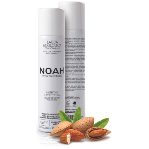 5.10. Ecological Hairspray With Vitamin E Maitinantis plaukų lakas su argano aliejumi ir vitaminu E, 250 ml 