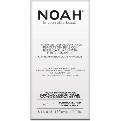1.14. Biphasic Hair Treatment Vials Serumas jautriai, linkusiai pleiskanoti odai 8x5ml