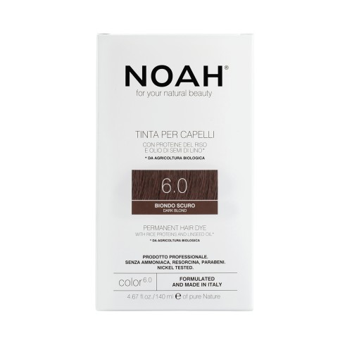 Permanent Hair Dye 6.0 Dark Blond Ilgalaikiai plaukų dažai, 140 ml