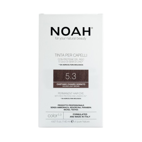 Permanent Hair Dye 5.3 Golden Light Brown Ilgalaikiai plaukų dažai, 140 ml