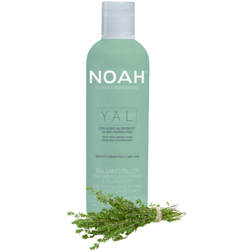 YAL Rehydrating & Volumizing Filler Conditioner Drėkinantis balzamas su hialurono rūgštimi ir čiobreliais, 250ml