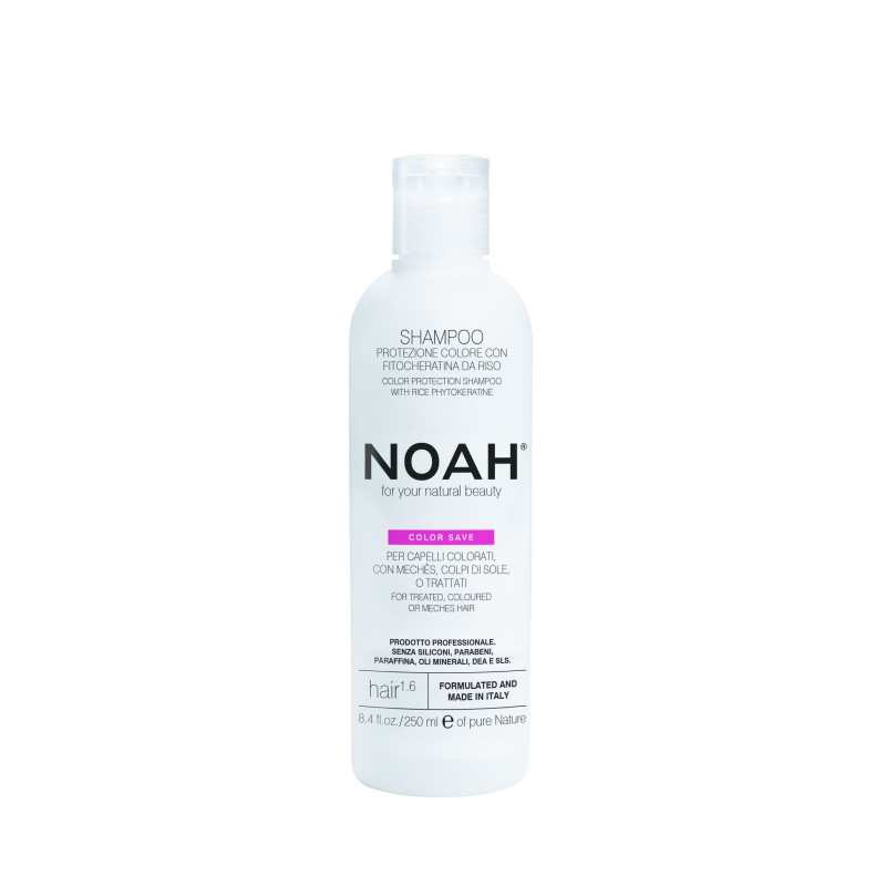 1.6. Color Protection Shampoo With Fitokeratine From Rice Šampūnas dažytiems ir sruogelėmis dažytiems plaukams, 250 ml