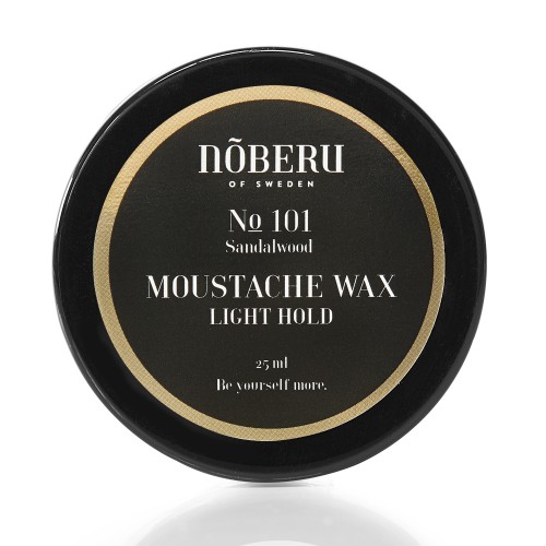 No 101 Moustache Wax Light Hold Lengvos fiksacijos ūsų vaškas, 25ml