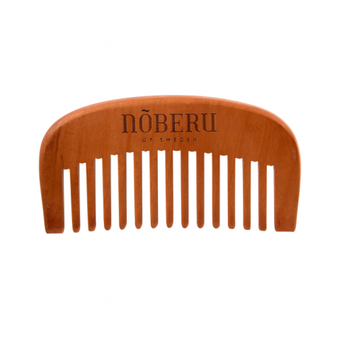 Premium Pear Wood Beard Comb Barzdos šukos, 1vnt