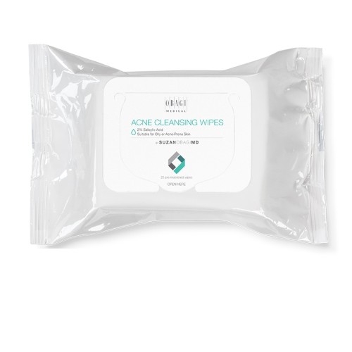 SuzanObagi MD Acne Clenasing Wipes Valomosios servetėlės į aknę linkusiai odai, 25vnt