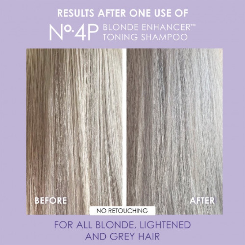 No 4P Blonde Enhancer Toning Shampoo Tonuojantis šampūnas, 250ml