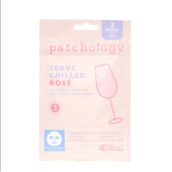 Serve Chilled™ Rosé Sheet Mask Odą sauganti veido kaukė, 2vnt 