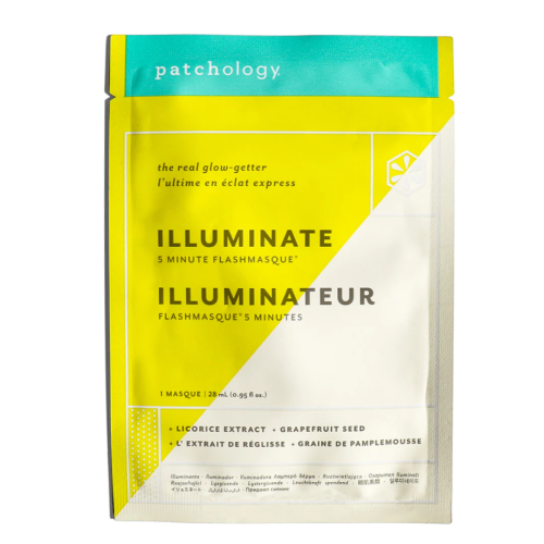 FlashMasque Illuminating 5 Minute Sheet Mask Švytėjimo suteikianti veido kaukė, 2vnt