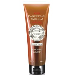 Caribbean Vanilla Bath & Shower Gel Kūno prausiklis su vanile, 250ml 