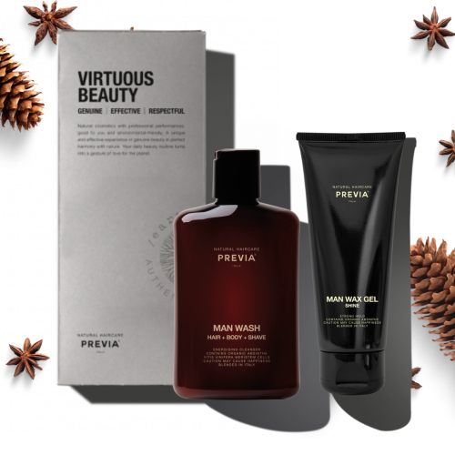 Virtuous Beauty Men Set Plaukų priežiūros priemonių rinkinys vyrams, 1vnt