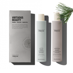 Virtuous Beauty Set Maitinančių ir apimties suteikiančių plaukų priežiūros priemonių rinkinys, 1vnt 