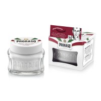 White Line Pre-Shaving Cream Jautrios odos kremas prieš skutimąsi, 100ml 