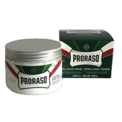 Green Line Pre-Shave Cream Gaivinantis kremas prieš skutimąsi su eukaliptu, 300 ml 