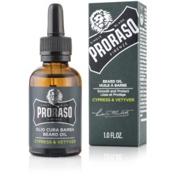 Cypress & Vetyver Beard Oil Barzdos aliejus, 30 ml 