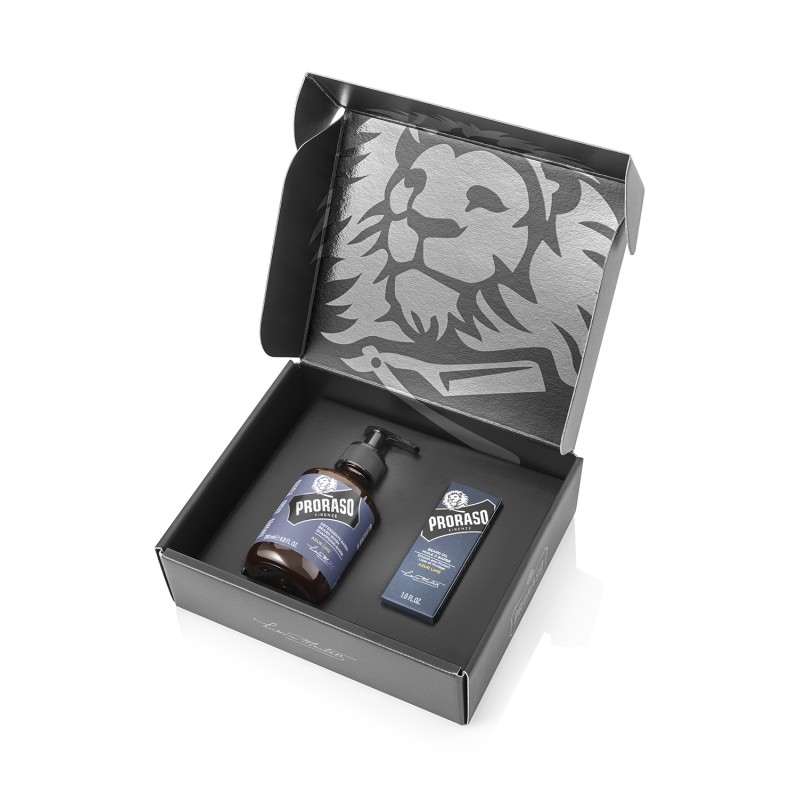 Duo Pack Azur Lime Beard Oil & Shampoo Barzdos priežiūros rinkinys, 1vnt