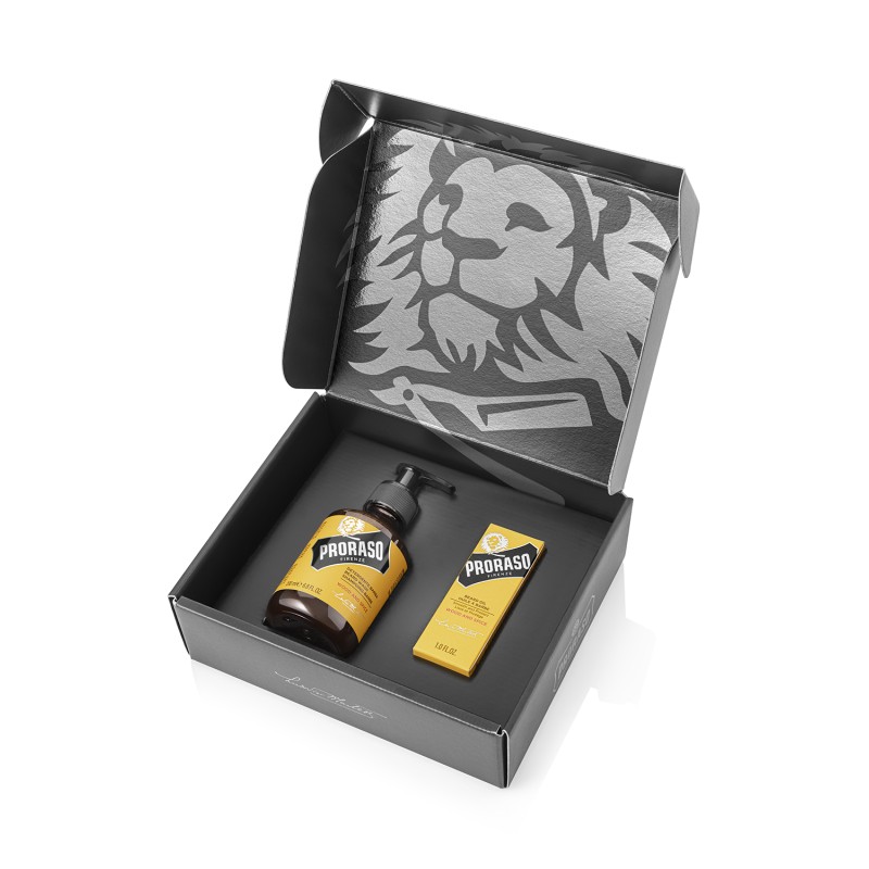 Duo Pack Wood & Spice Beard Oil & Shampoo Barzdos priežiūros rinkinys, 1vnt