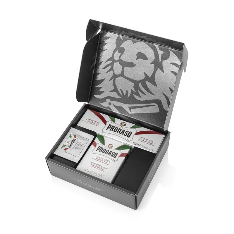 Duo Pack Sensitive Shaving Cream & Balm Skutimosi rinkinys, 1vnt