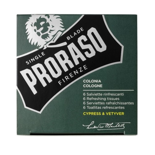 Cypress & Vetyver Refreshing Tissues Gaivinančios servetėlės, 6 vnt.