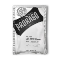 Post Shave Powder Mėtų ir rozmarinų kvapo pudra po skutimosi, 100g 