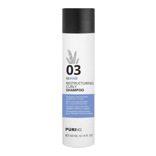 03 REHAB Restructuring Curly Shampoo Atkuriamasis šampūnas garbanotiems plaukams, 300ml