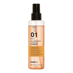 01 RICHNESS Nourishing Leave-In 2-Phase Dvifazis nenuskalaujamas plaukų kondicionierius, 200ml 