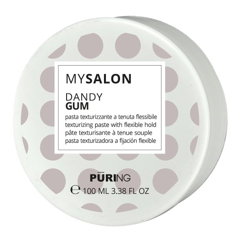 MYSALON Dandy Gum Vidutinės fiksacijos pusiau matinė plaukų pasta, 100ml