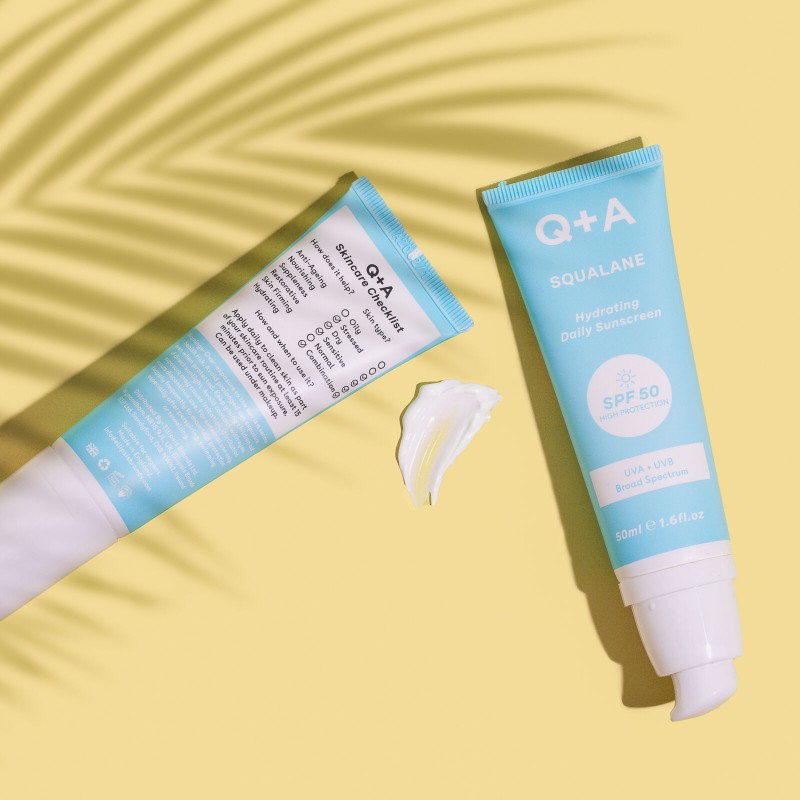 Squalane Hydrating SPF50 Drėkinamasis veido kremas nuo saulės, 50ml