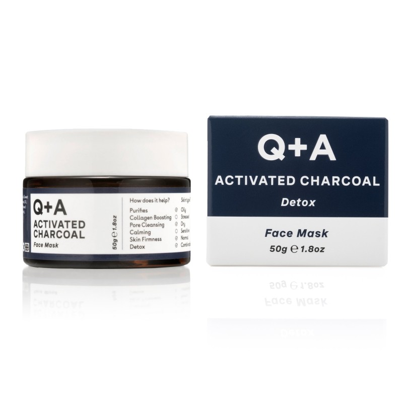 Activated Charcoal Detox Face Mask Valomoji veido kaukė su aktyvuota anglimi, 50g